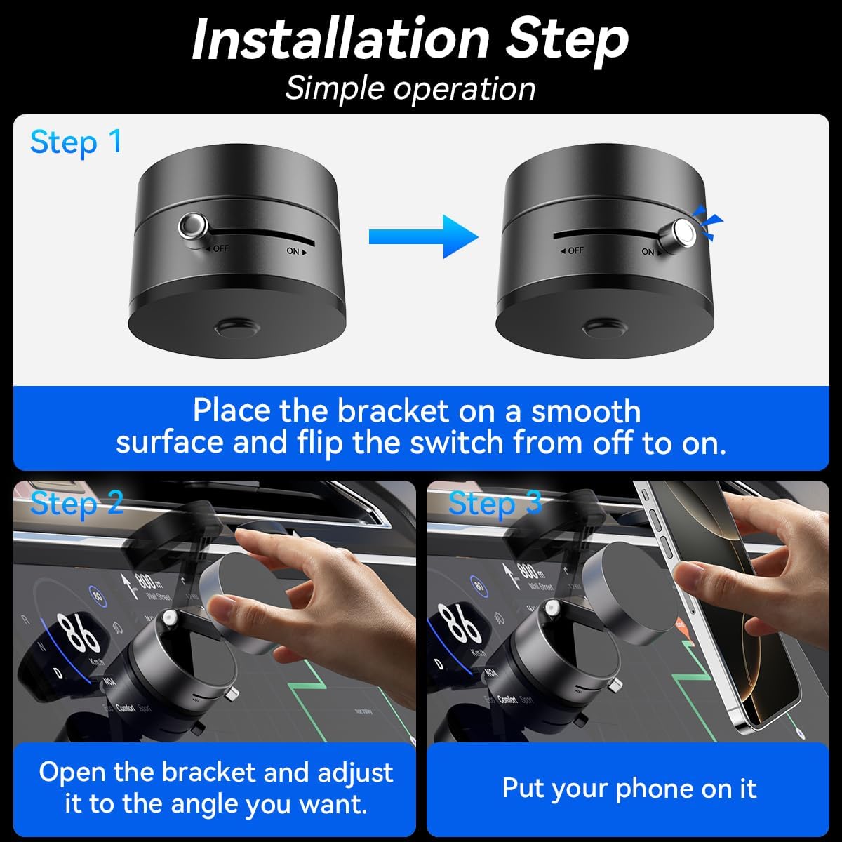 StickPro Magnetic Phone Holder